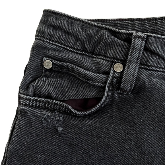 Sandro Paris Opéra High-Rise Frayed Straight-Leg Jeans Distressed Ankle … - Picture 6 of 17